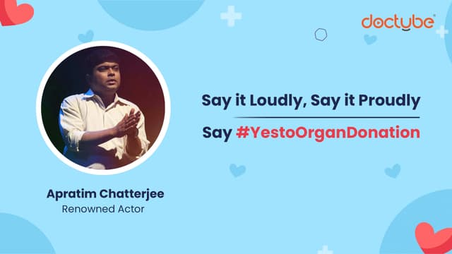 Actor Apratim Chatterjee Supports Organ Donation